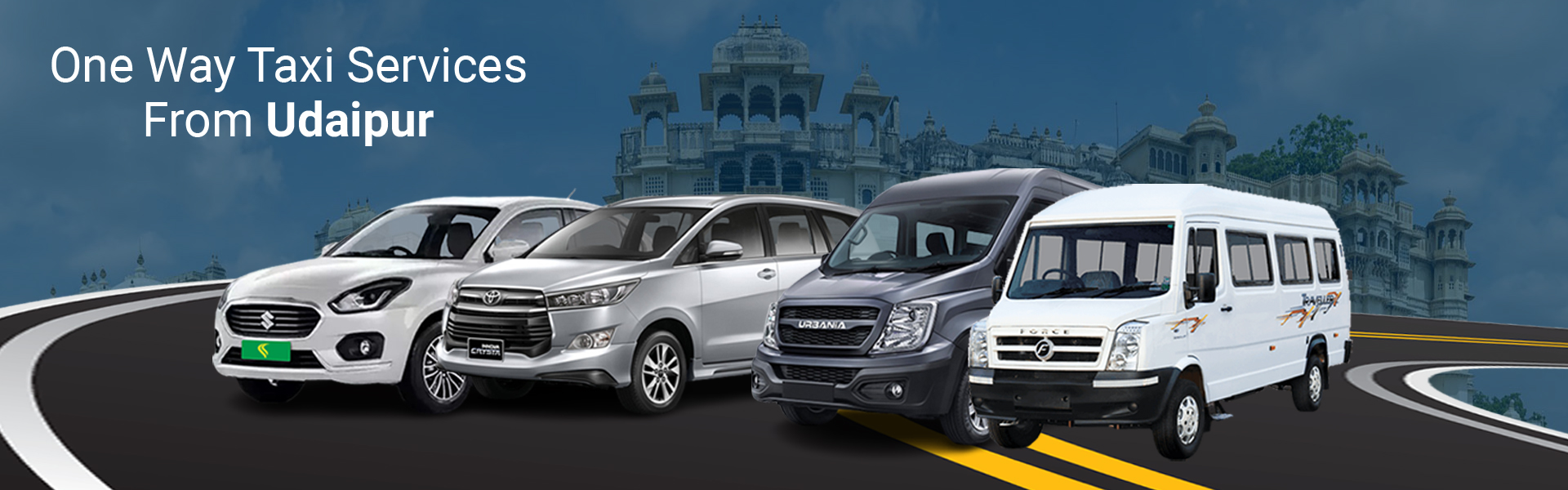 One Way Taxi Services From Udaipur